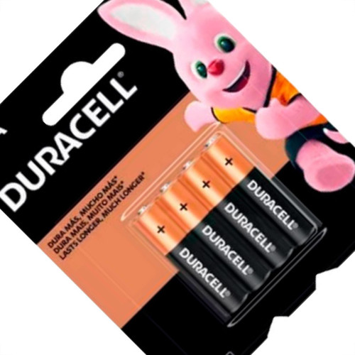 Pilha Duracell Alcalina Aaa C/04 Pilha Duracell Alcalina Aaa C/04