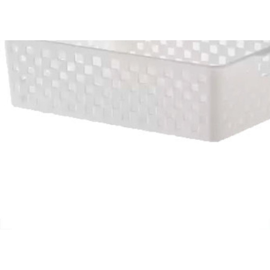 Cesto Org.Quadratta 27X21 891 Brco Cesto Org.Quadratta 27X21 891 Brco
