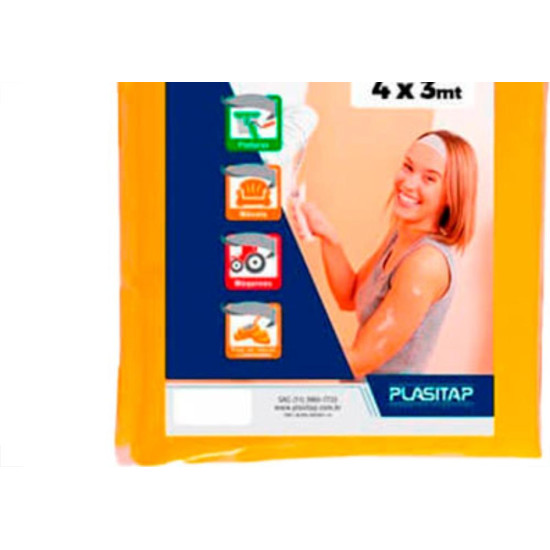 Lona Plastica Plasitap Amar 4X3Mt Lona Plastica Plasitap Amar 4X3Mt