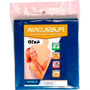 Lona Plastica Plasitap Azul 4X10Mt