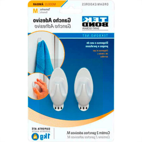 Gancho Tek Ambar Branco,M C/02