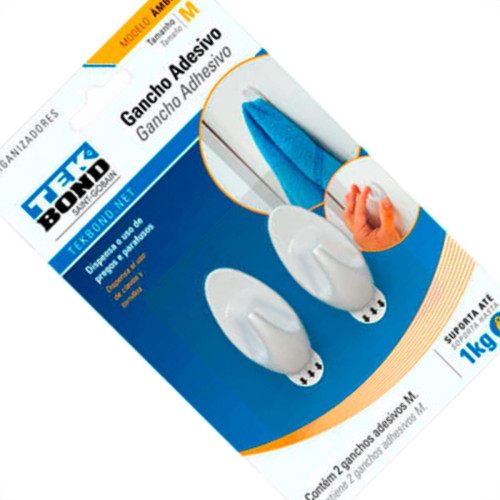 Gancho Tek Ambar Branco,M C/02