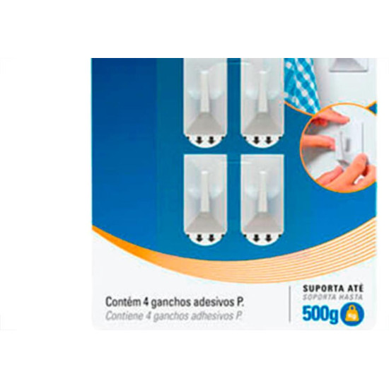 Gancho Tek Quartzo Branco P C/04
