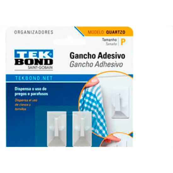Gancho Tek Quartzo Branco P C/04