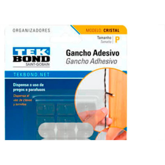 Gancho Tek Cristal Transpar P C/20