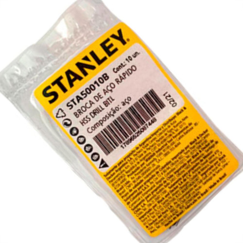 Broca Aco Rapido Stanley. D 7/64 - Kit C/10 PC Broca Aco Rapido Stanley. D 7/64 - Kit C/10 PC