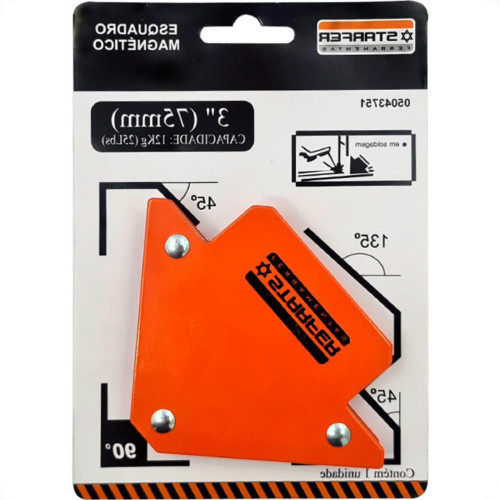Esquadro Starfer Magn.P/Canto 3'' 12Kg Esquadro Starfer Magn.P/Canto 3'' 12Kg