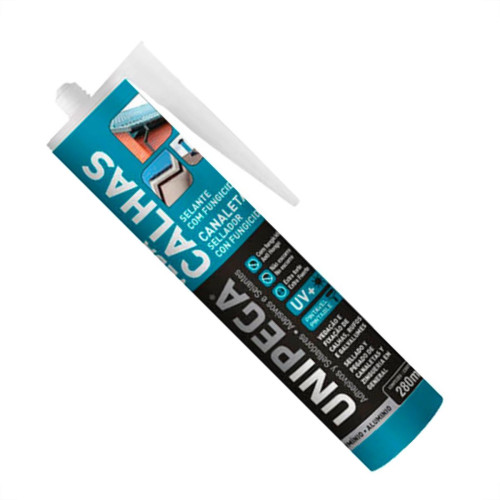 Cola Veda Calha Unipega Aluminio 260Gr