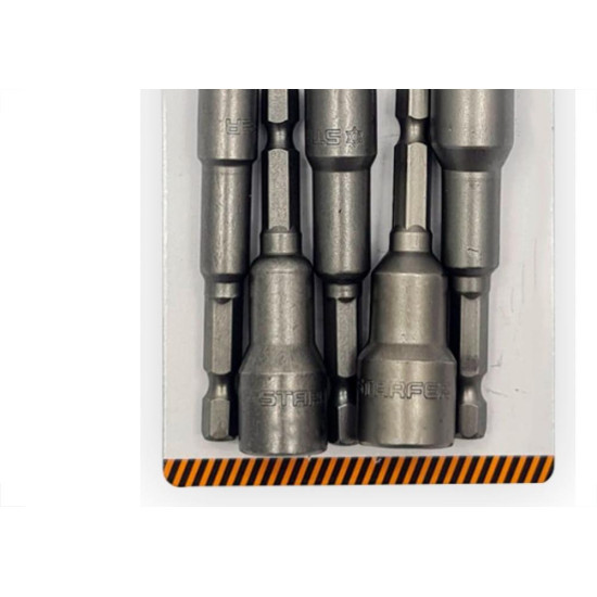 Soquete Canhao Magn.Starfer A 1/4'' - Kit C/5 PC Soquete Canhao Magn.Starfer A 1/4'' - Kit C/5 PC