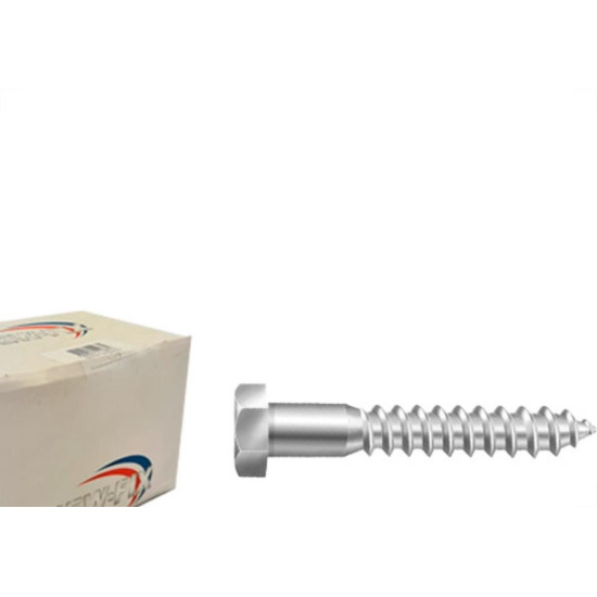 Parafuso Sextavado Soberba Nfix 3/16 X 30 - Kit C/5 Centos