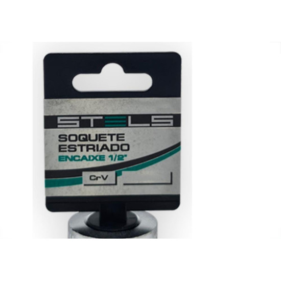 Soquete Stels Estriado Crv 1/2X30 Mm Soquete Stels Estriado Crv 1/2X30 Mm