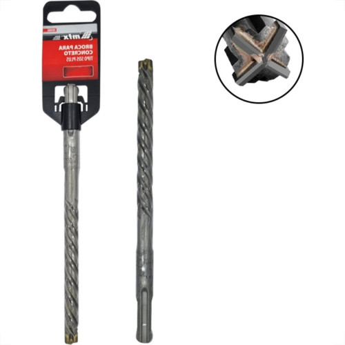 Broca Sds Plus Cruzada Mtx 10 X210 Broca Sds Plus Cruzada Mtx 10 X210