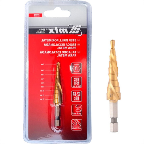 Broca Escalonada Mtx 4 A 12Mm Broca Escalonada Mtx 4 A 12Mm