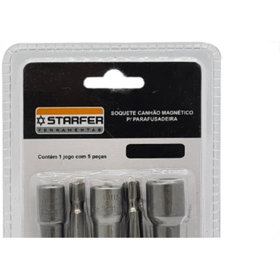 Soquete Canhao Starfer Jg.1/4 A1/2-5P Soquete Canhao Starfer Jg.1/4 A1/2-5P