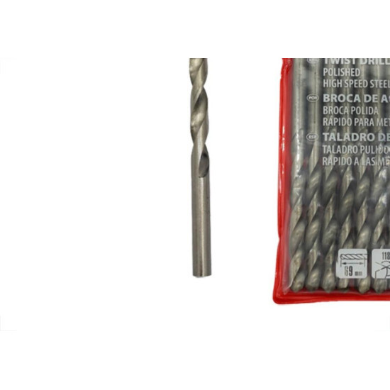 Broca Aco Rapido Mtx 6,5Mm - Kit C/10 PC Broca Aco Rapido Mtx 6,5Mm - Kit C/10 PC