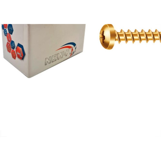 Parafuso New Fix Chip Pan 3,0 X 12 - Kit C/5 Centos Parafuso New Fix Chip Pan 3,0 X 12 - Kit C/5 Centos