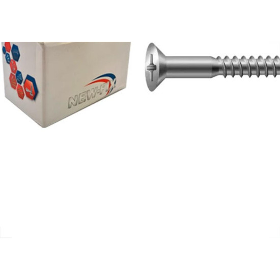 Parafuso Madeira Philips Nfix 2,8X 25 - Kit C/5 Centos Parafuso Madeira Philips Nfix 2,8X 25 - Kit C/5 Centos