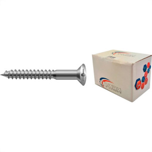 Parafuso Madeira Philips Nfix 3,8X 50 - Kit C/5 Centos
