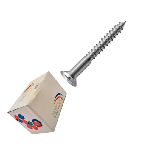 Parafuso Madeira Philips Nfix 3,8X 50 - Kit C/5 Centos