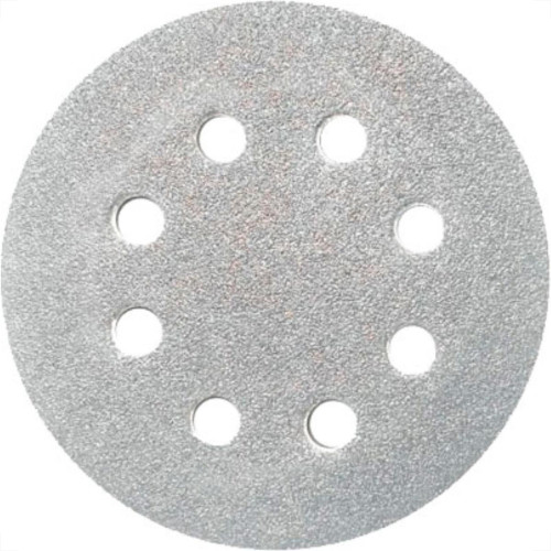 Disco Lixa Pluma Branco 5X220 8Furo - Kit C/10 PC