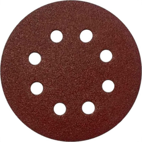 Disco Lixa Pluma Ferro 5 X 60 8Furo - Kit C/10 PC