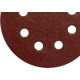 Disco Lixa Pluma Ferro 5 X 60 8Furo - Kit C/10 PC