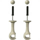 Suporte P/Varao Cadiz 19Mm Branco