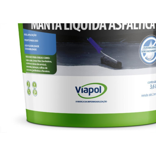 Viapol Vedalage Preto Gl. 3,6