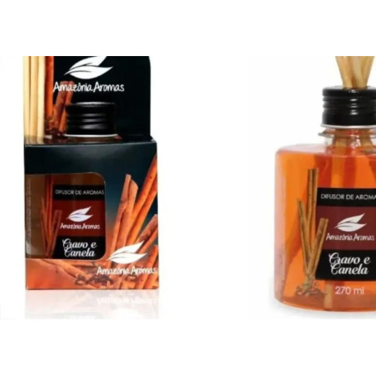 Difusor Aroma Amz.Cravo/Canel 270Ml