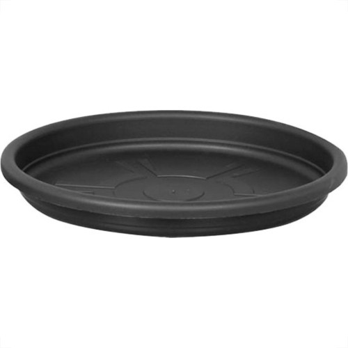 Prato De Vaso Redondo 22Cm Preto Prato De Vaso Redondo 22Cm Preto