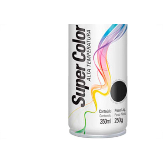 Spray Tek A.Temperat.Preto 350Ml Spray Tek A.Temperat.Preto 350Ml