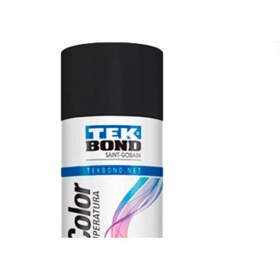 Spray Tek A.Temperat.Preto 350Ml Spray Tek A.Temperat.Preto 350Ml