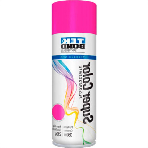 Spray Tek Fluoresc.Rosa 350Ml