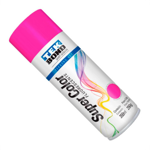 Spray Tek Fluoresc.Rosa 350Ml