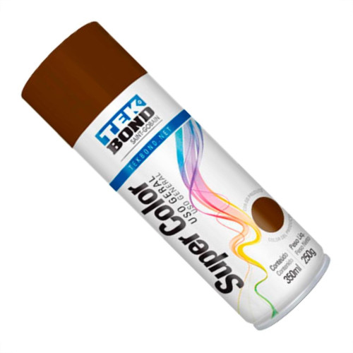 Spray Tek Uso Geral Marrom 350Ml Spray Tek Uso Geral Marrom 350Ml