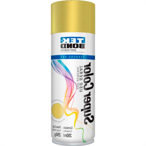 Spray Tek Uso Geral Dourado 350Ml Spray Tek Uso Geral Dourado 350Ml