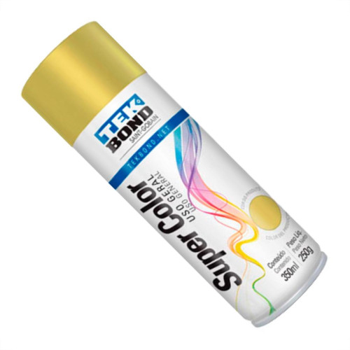 Spray Tek Uso Geral Dourado 350Ml Spray Tek Uso Geral Dourado 350Ml