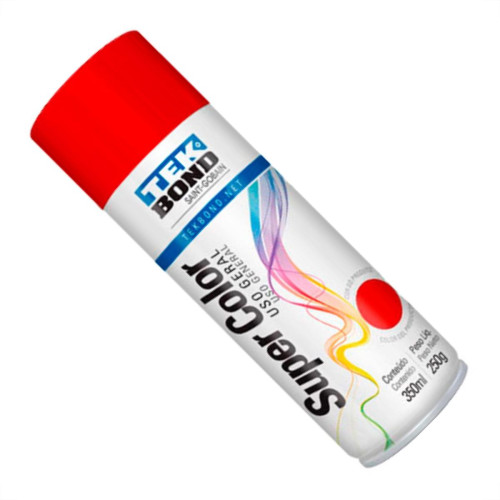 Spray Tek Uso Geral Vermelho 350Ml Spray Tek Uso Geral Vermelho 350Ml