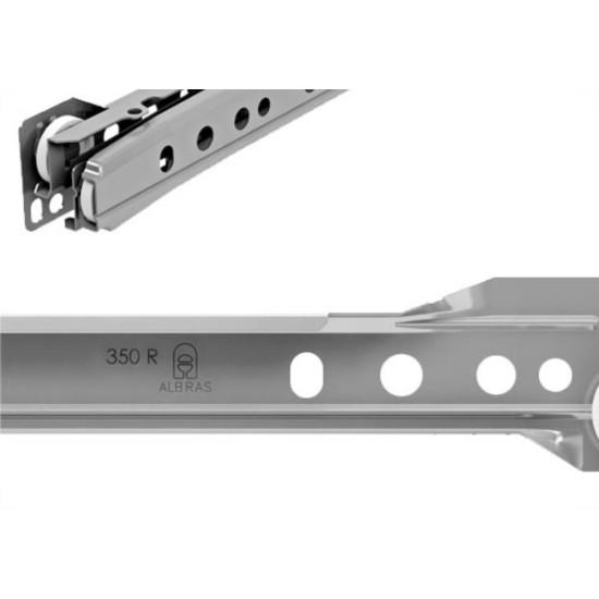 Corredica P/Gaveta Albras Extr 40Cm - Kit C/20 CJ
