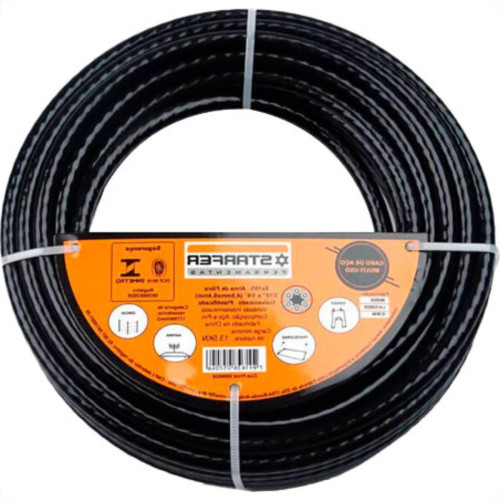 Cabo Aco Starf Pvc Pto 1/8X3/16 25M Cabo Aco Starf Pvc Pto 1/8X3/16 25M