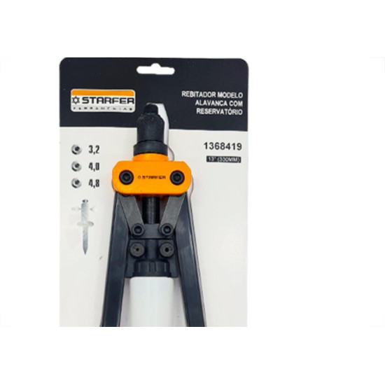 Alicate Rebitador Profissional Starfer C/Res-419 Alicate Rebitador Profissional Starfer C/Res-419