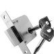 Trava Quadr. Dovale Simples Inox Cr Trava Quadr. Dovale Simples Inox Cr