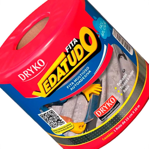 Fita Veda Tudo Dryko 15Cmx10M