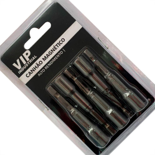 Soquete Canhao Magn.Vip D 7/16 - Kit C/5 PC Soquete Canhao Magn.Vip D 7/16 - Kit C/5 PC