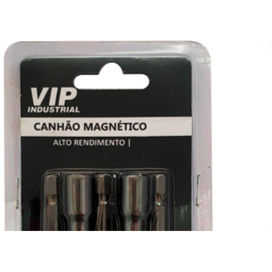 Soquete Canhao Magn.Vip D 7/16 - Kit C/5 PC Soquete Canhao Magn.Vip D 7/16 - Kit C/5 PC