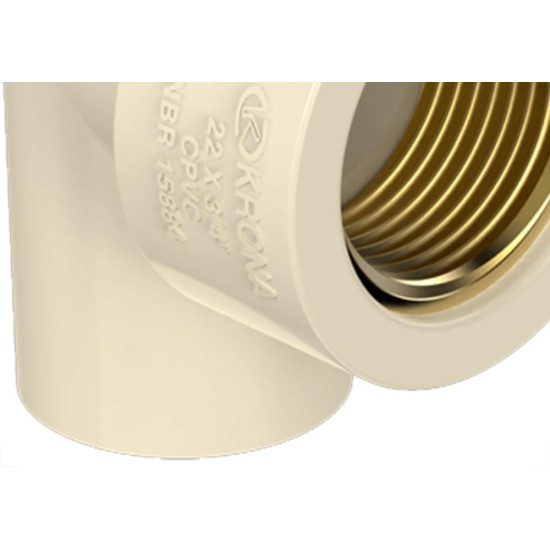 Cpvc-Krona Joelho.90 Trans 22X3/4