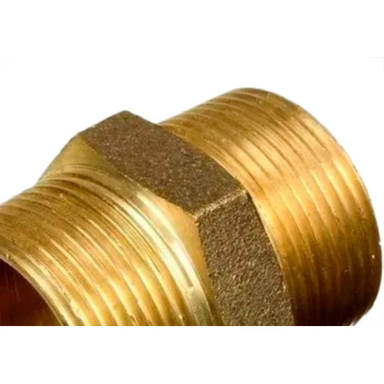 Niple Metal Amarelo,3/4 Garden Niple Metal Amarelo,3/4 Garden