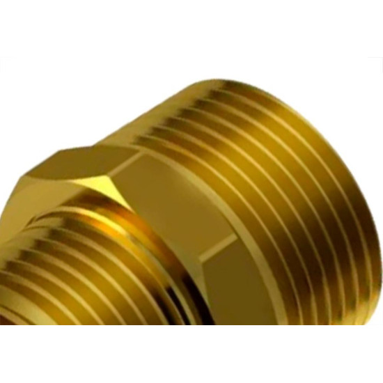 Niple Metal Amarelo,3/4X1/2 Garden Niple Metal Amarelo,3/4X1/2 Garden