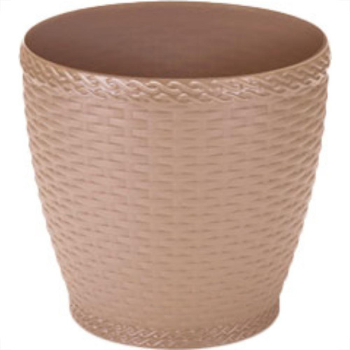 Vaso Rattan Mini Palha-0562 Vaso Rattan Mini Palha-0562