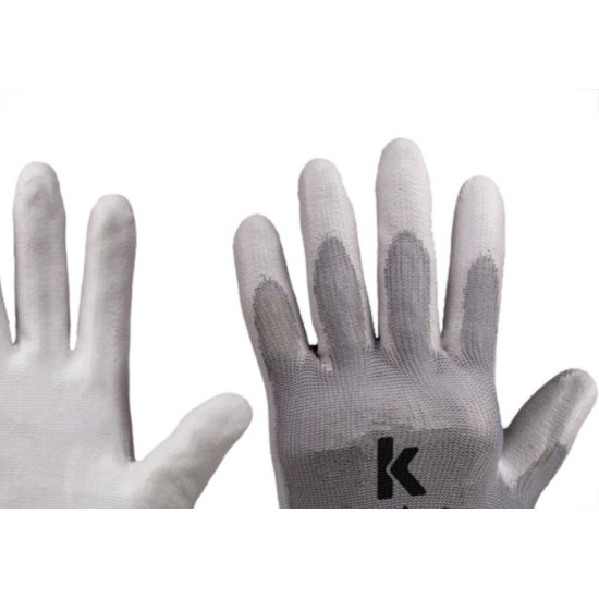 Luva Kalipso Pu Cinza T.09-G Luva Kalipso Pu Cinza T.09-G